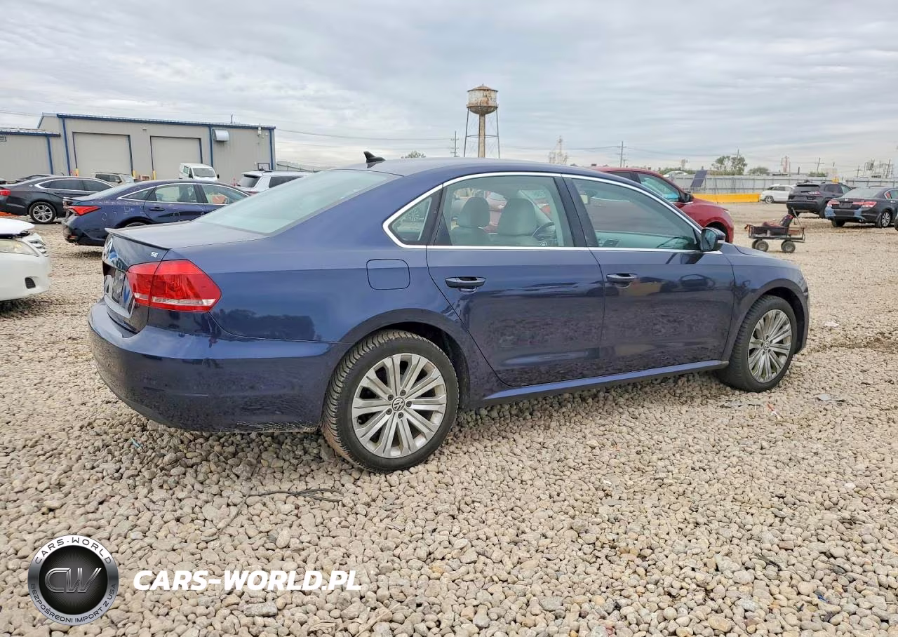 2012 Volkswagen Passat Se VIN:1VWBP7A37CC104376 - 3