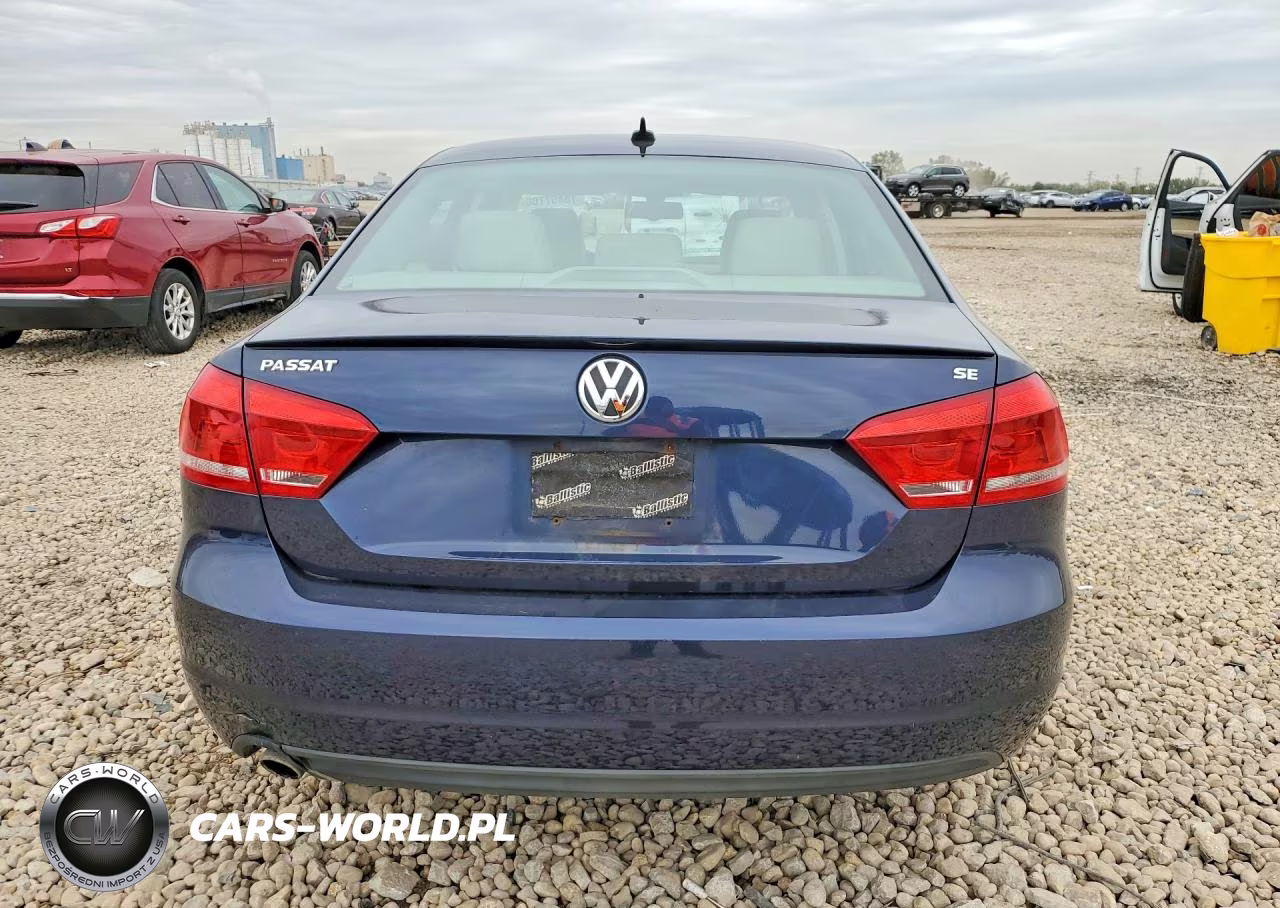2012 Volkswagen Passat Se VIN:1VWBP7A37CC104376 - 6
