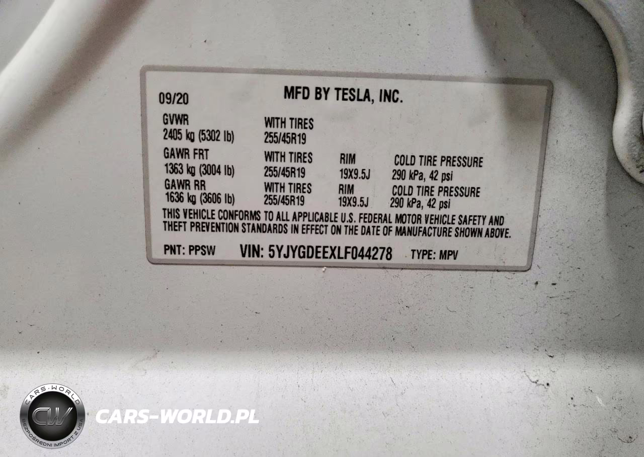 2020 Tesla Model Y VIN:5YJYGDEEXLF044278 - 13