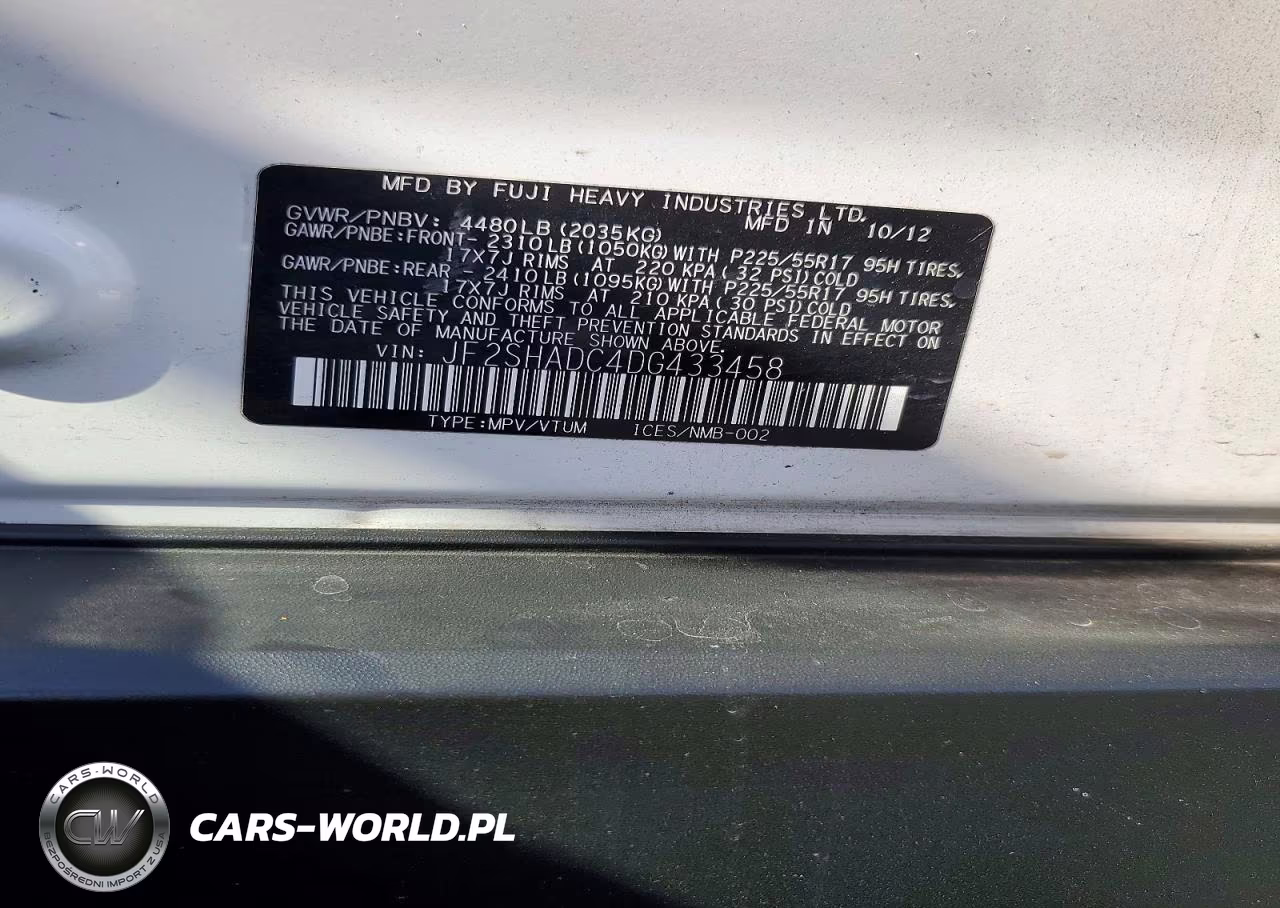 2013 Subaru Forester 2.5X Premium VIN:JF2SHADC4DG433458 - 14