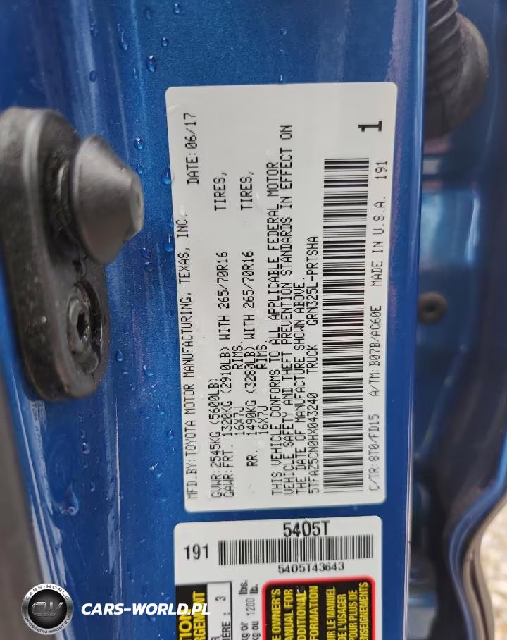 2017 Toyota Tacoma Trd Off-Road VIN:5TFAZ5CN0HX043240 - 12