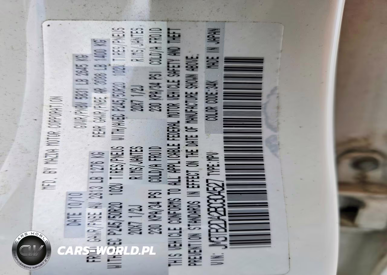 2011 Mazda Cx-9 VIN:JM3TB2DA2B0304527 - 13