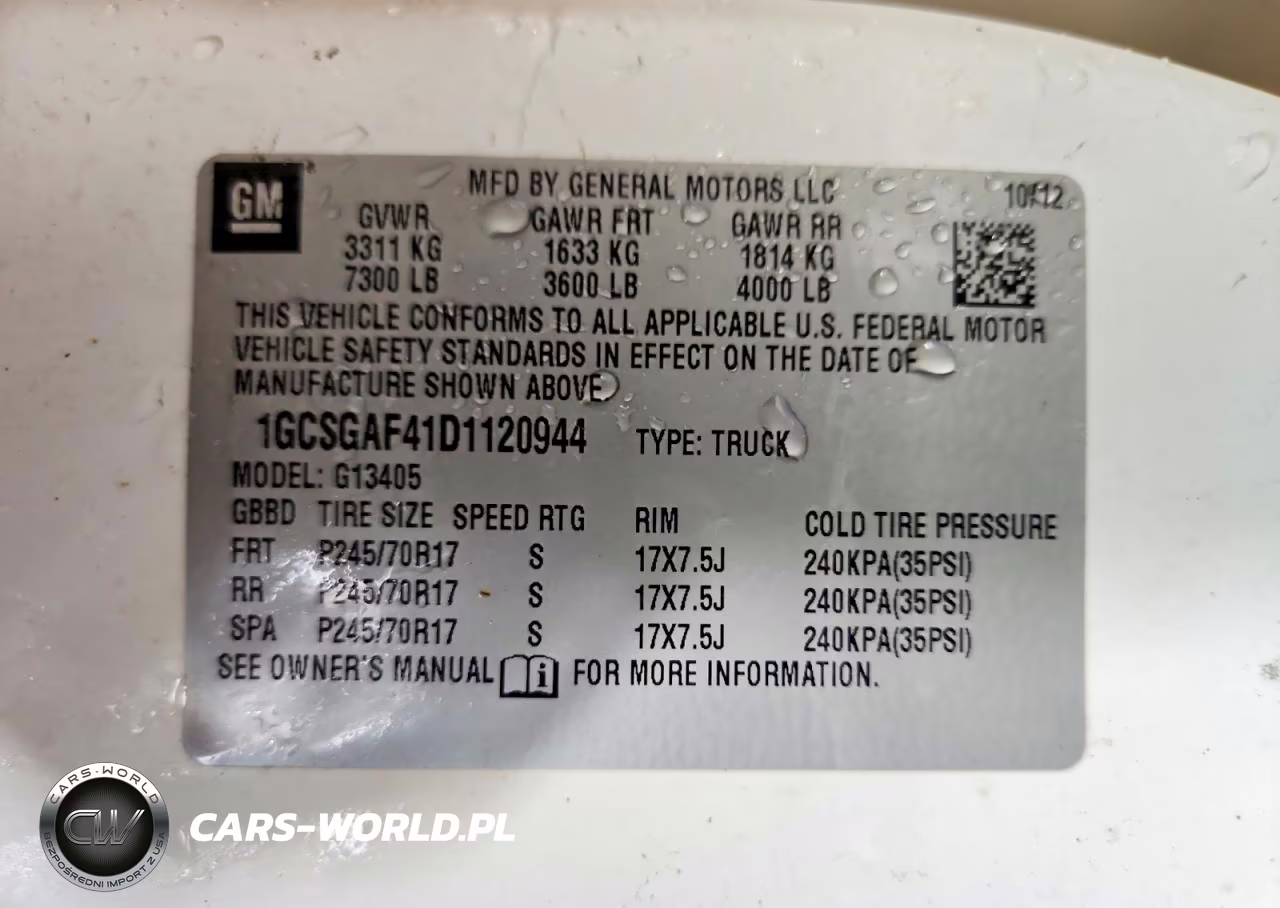 2013 Chevrolet Express 1500 Work Van VIN:1GCSGAF41D1120944 - 13