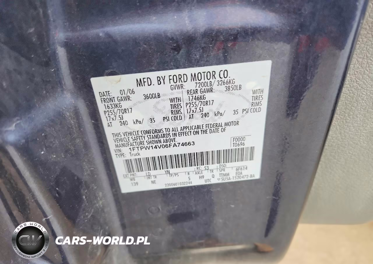 2006 Ford F150 Supercrew VIN:1FTPW14V06FA74663 - 12