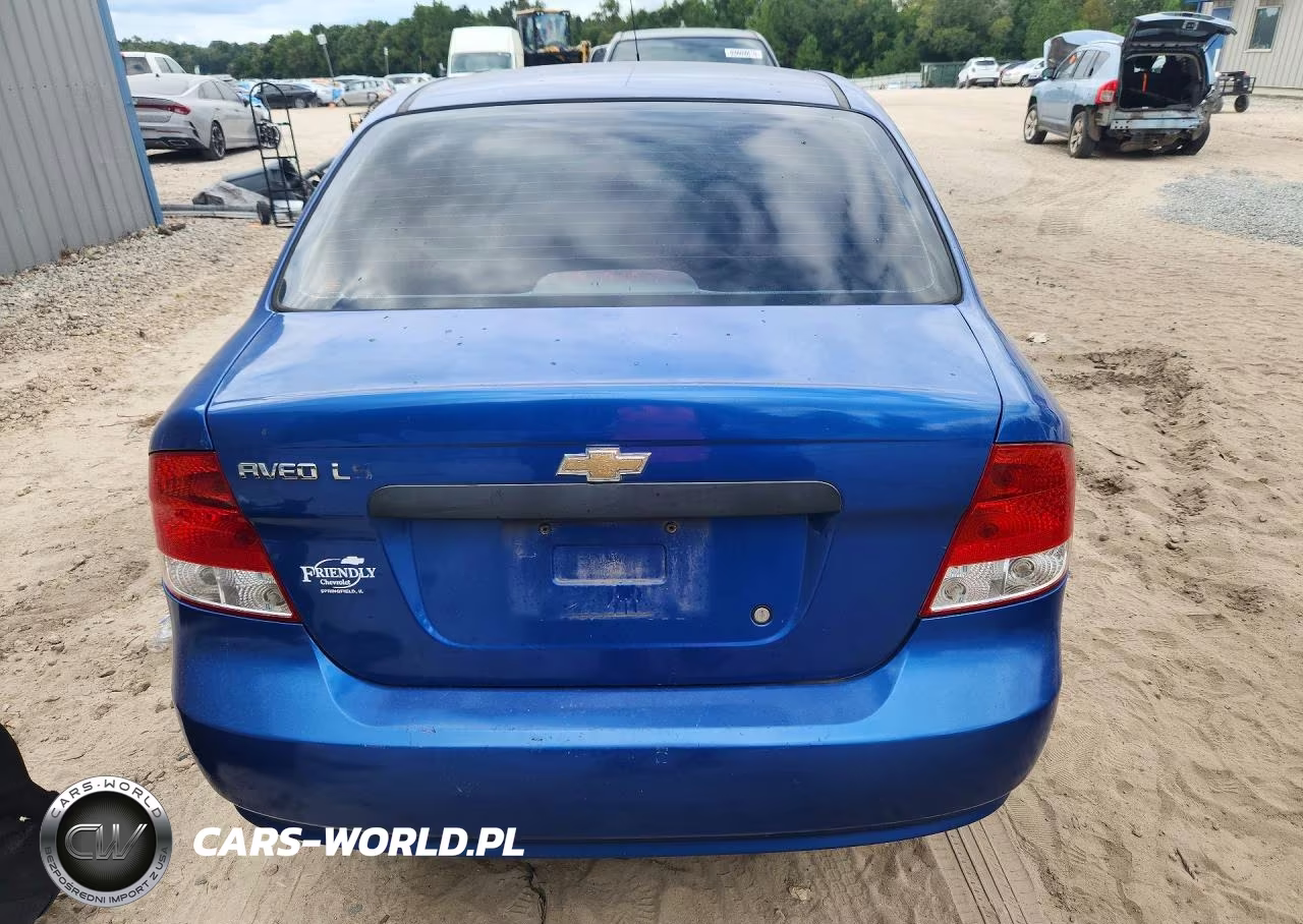 2006 Chevrolet Aveo Base VIN:KL1TD56636B582321 - 6