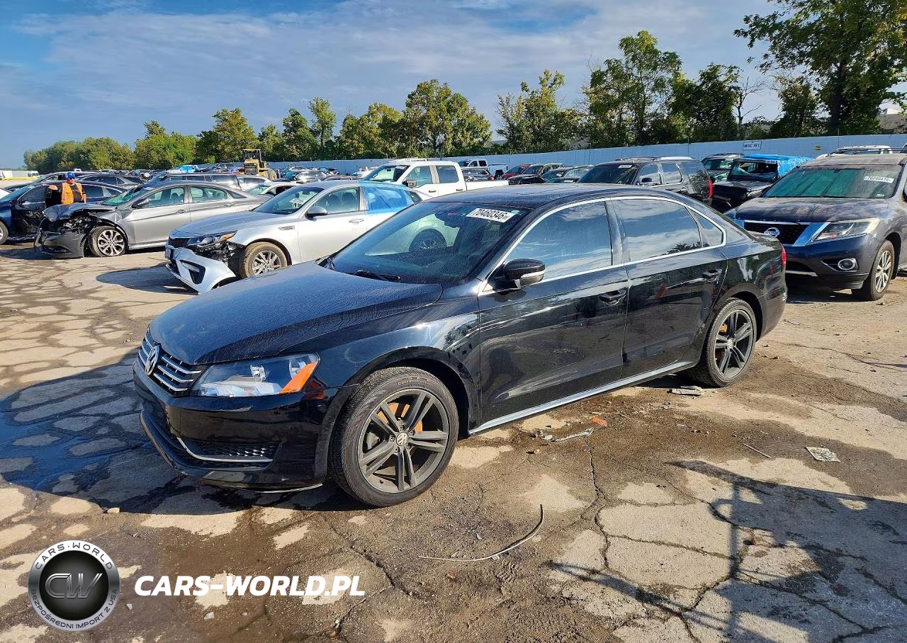 2014 Volkswagen Passat Se VIN:1VWBN7A33EC112368 - 1