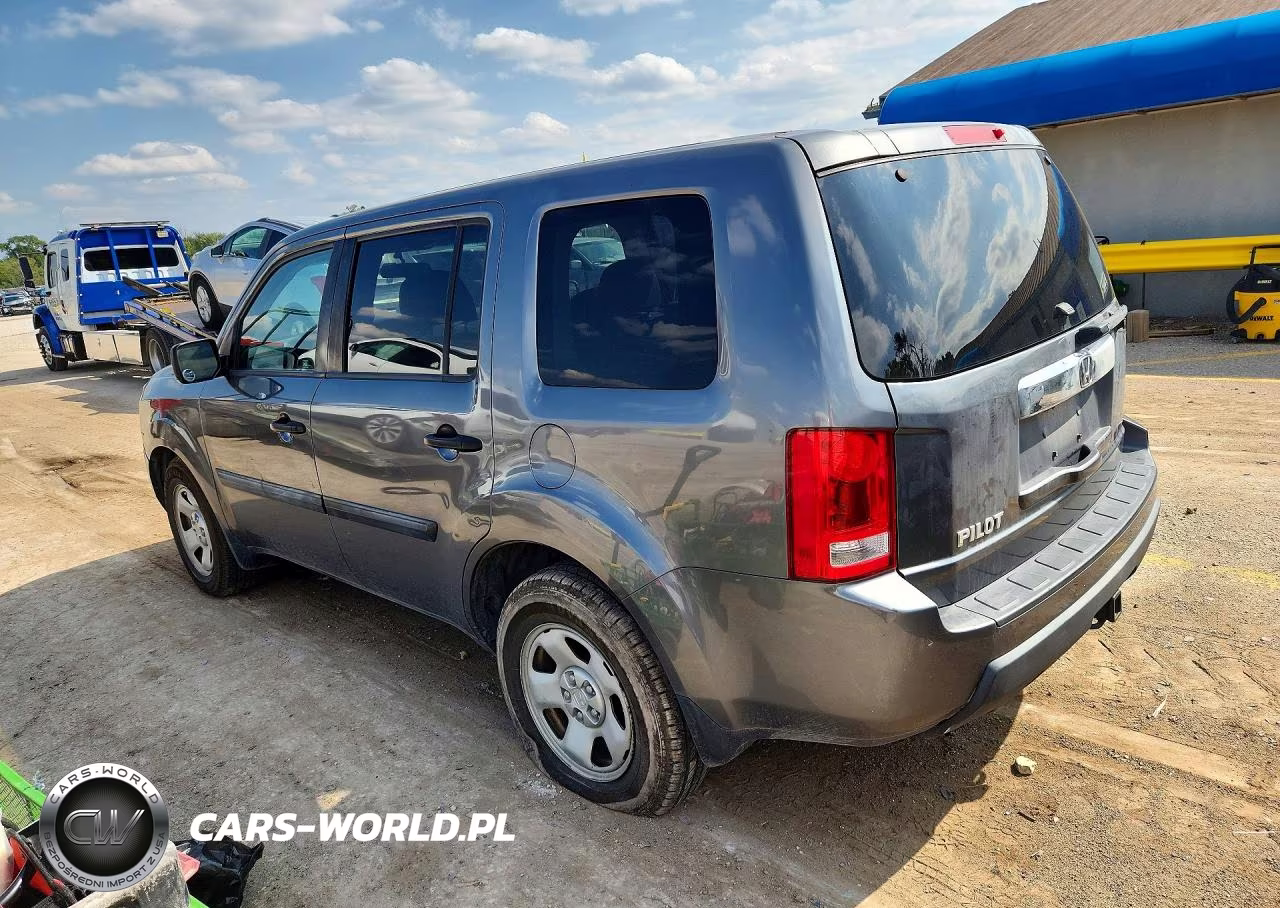 2011 Honda Pilot Lx VIN:5FNYF3H20BB015434 - 2