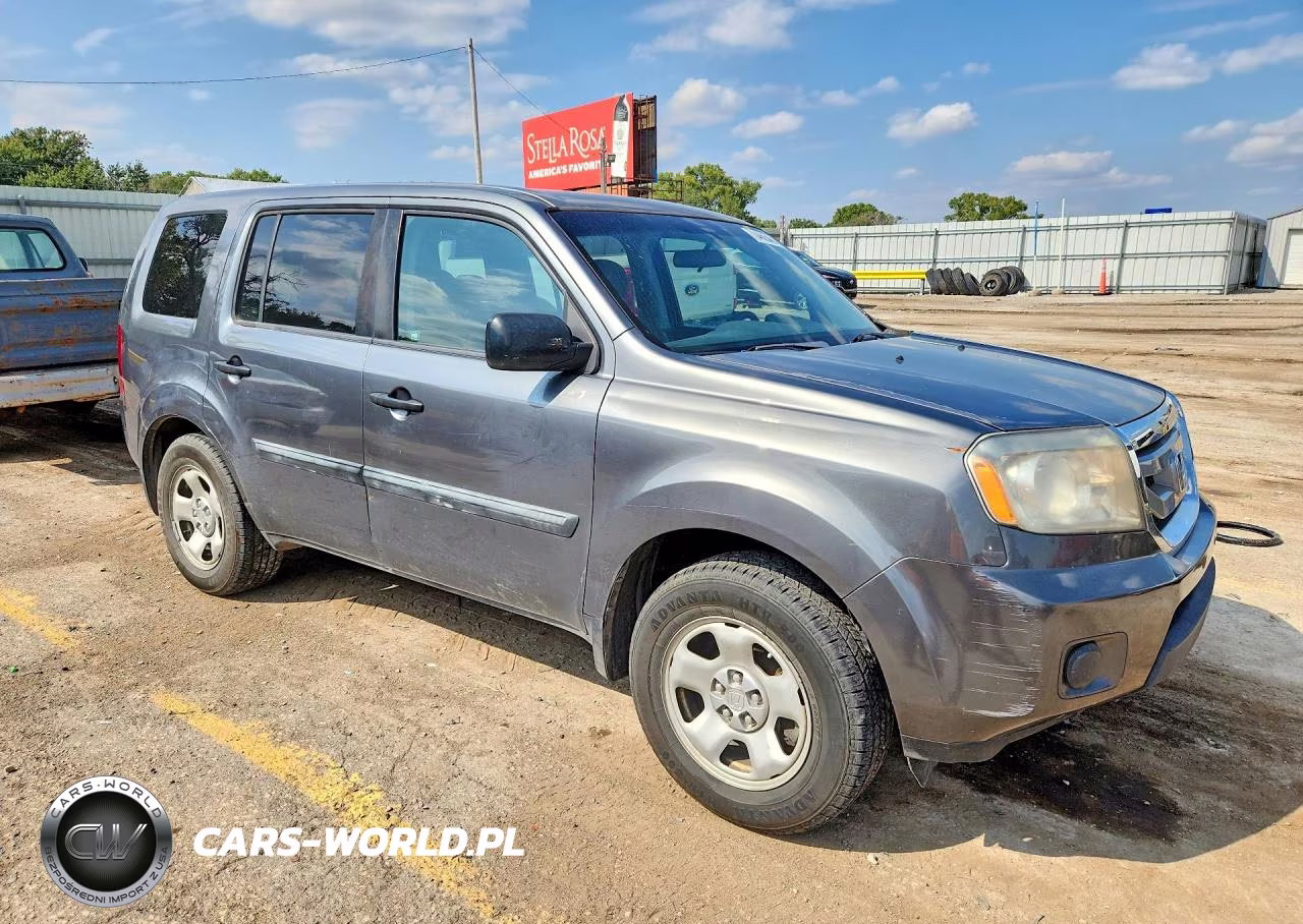 2011 Honda Pilot Lx VIN:5FNYF3H20BB015434 - 4