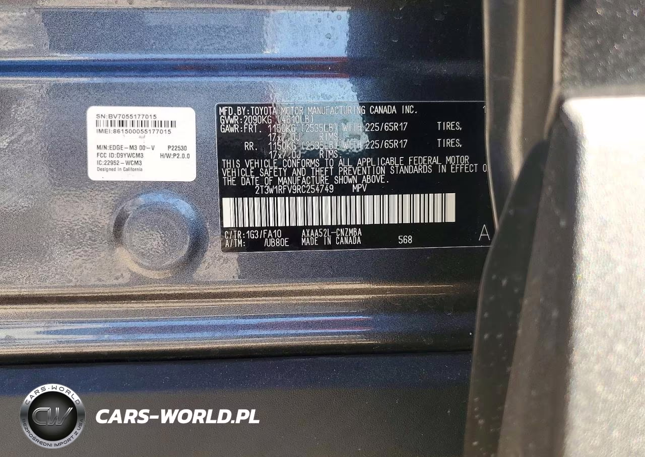 2024 Toyota Rav4 Xle VIN:2T3W1RFV9RC254749 - 14