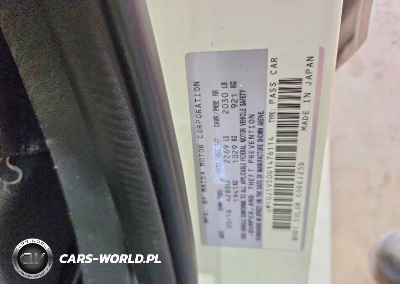 2016 Mazda 6 Touring VIN:JM1GJ1V50G1476114 - 12
