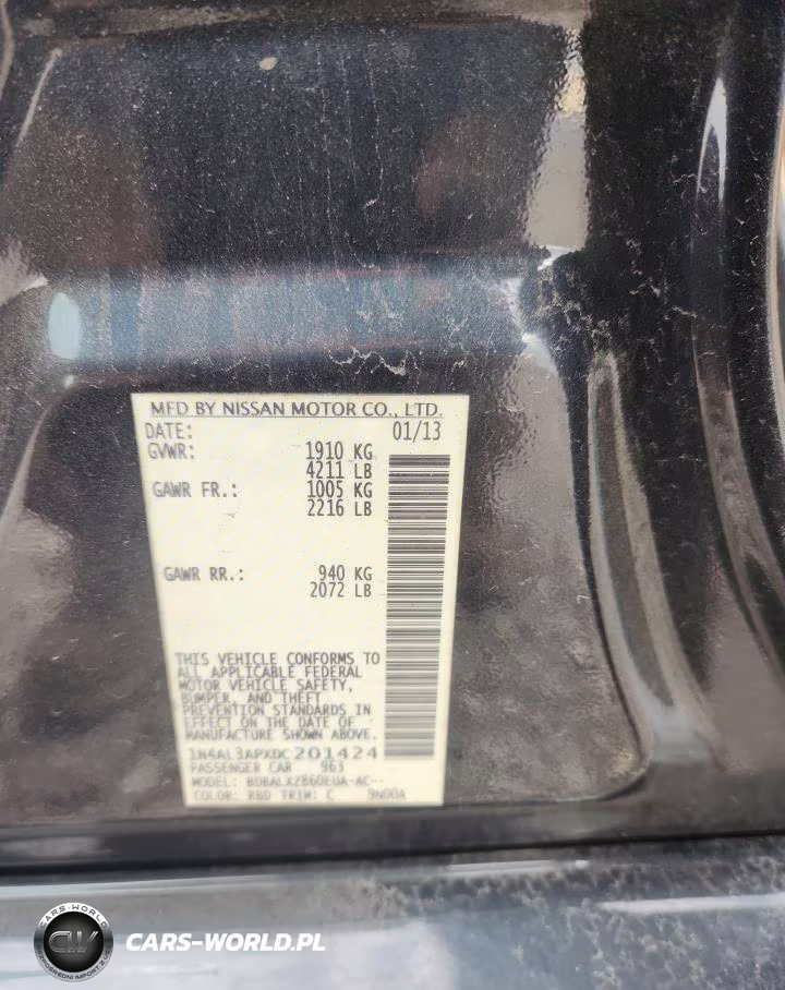 2013 Nissan Altima 2.5 VIN:1N4AL3APXDC201424 - 12
