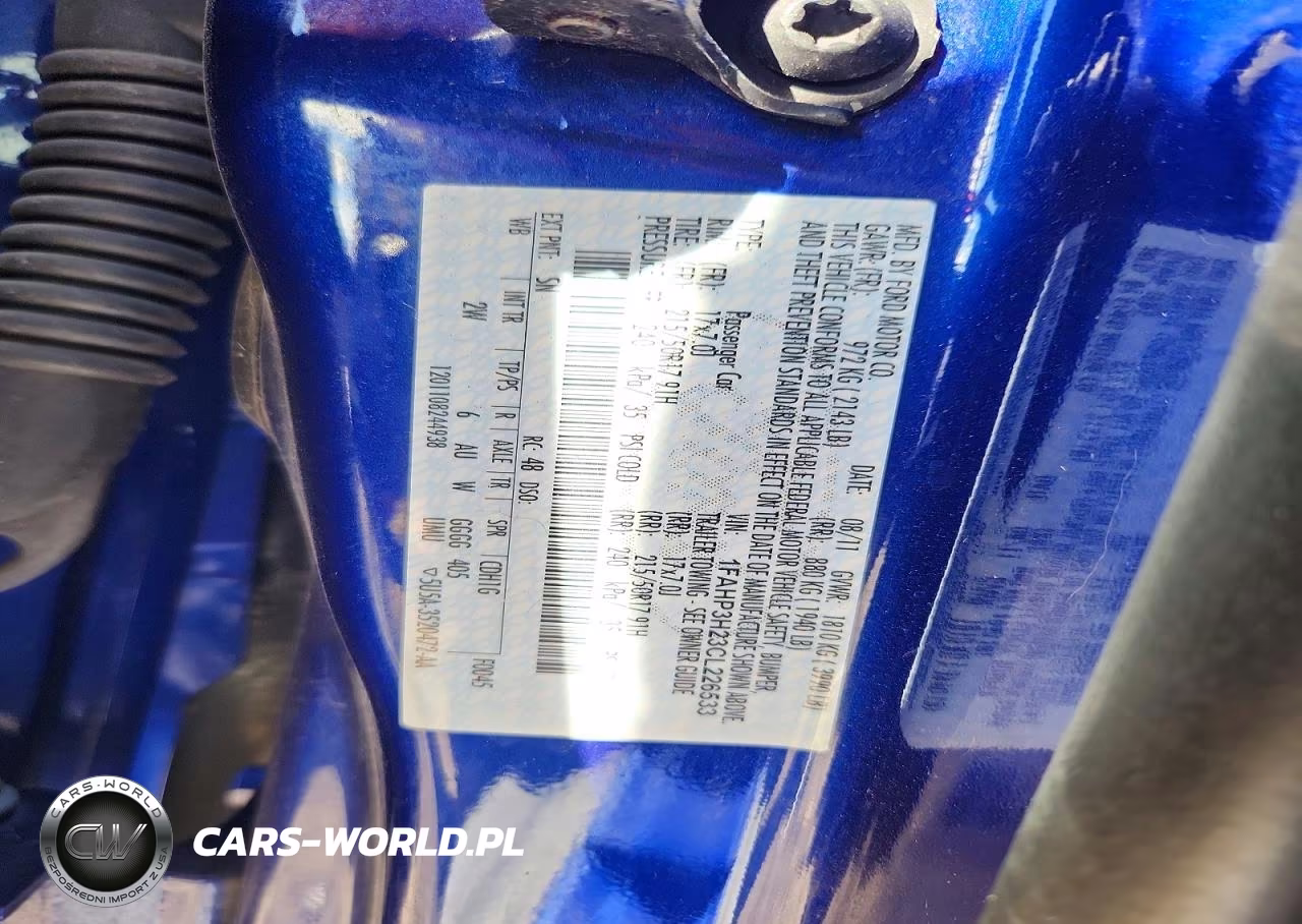 2012 Ford Focus Sel VIN:1FAHP3H23CL226533 - 12