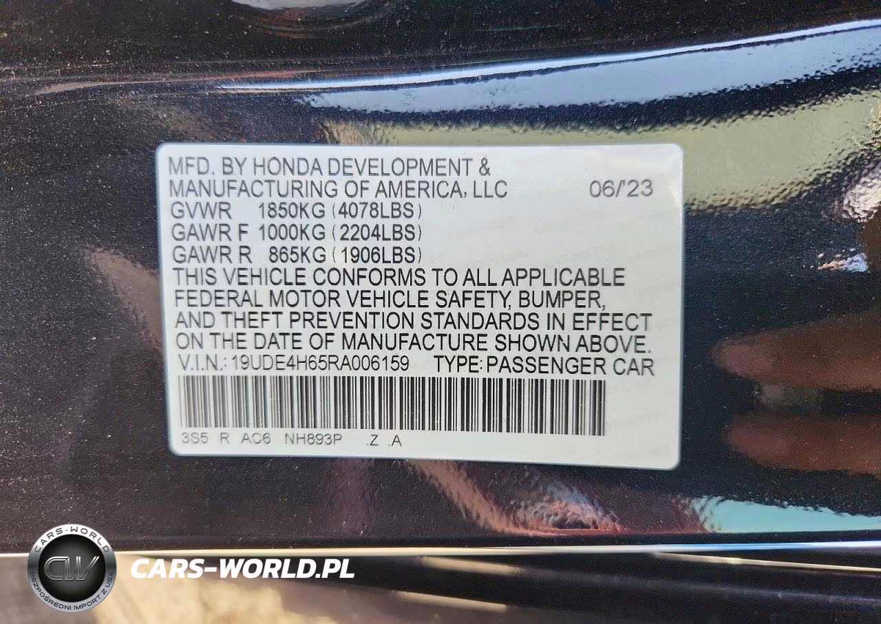 2024 Acura Integra A-Spec Tech VIN:19UDE4H65RA006159 - 12