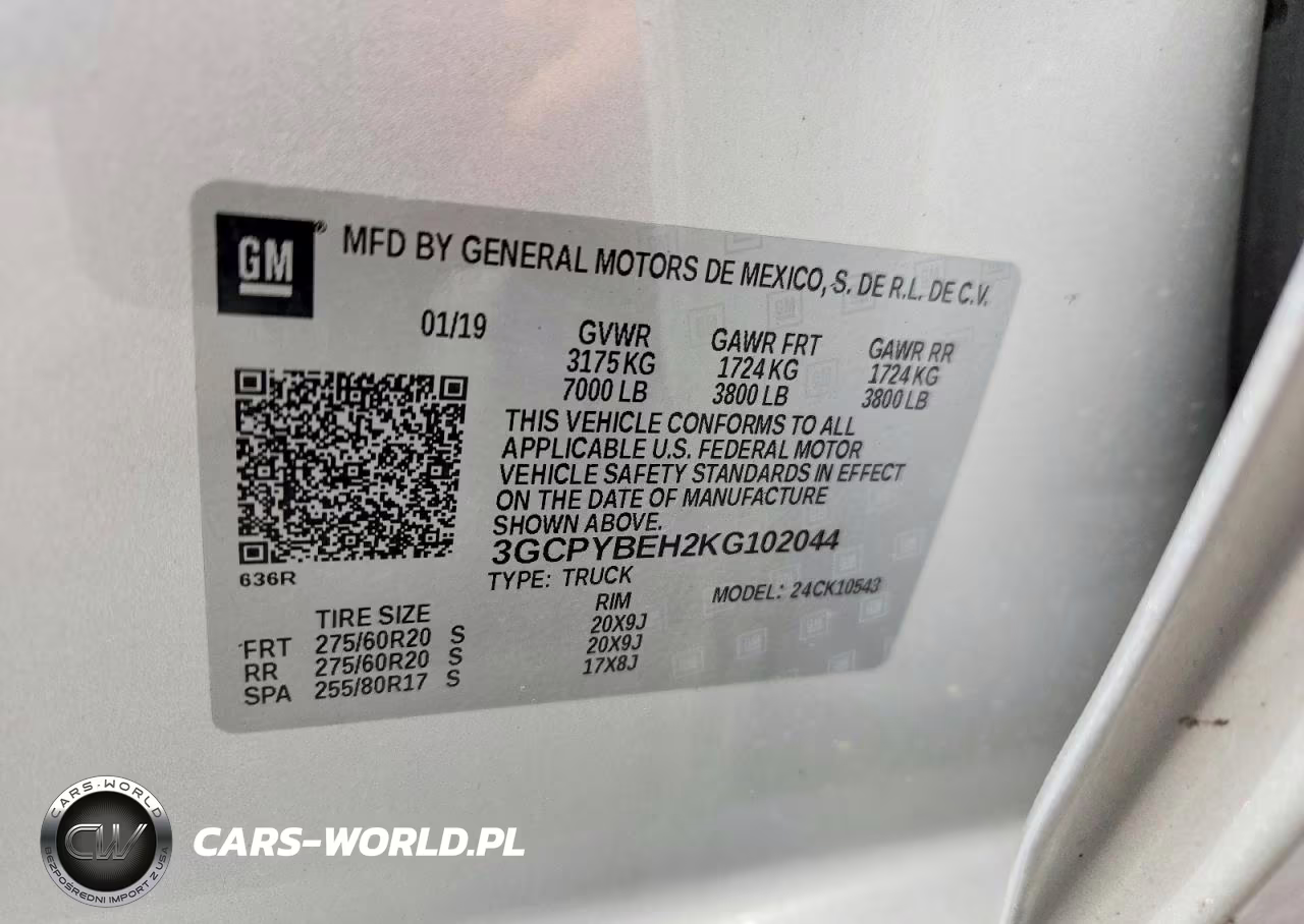 2019 Chevrolet Silverado K1500 Custom VIN:3GCPYBEH2KG102044 - 12