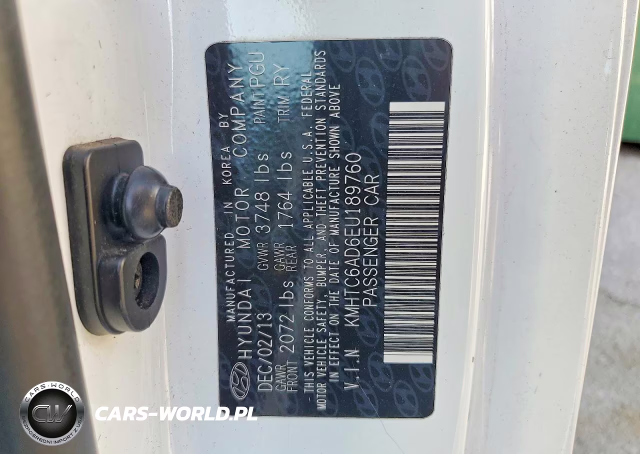 2014 Hyundai Veloster Base VIN:KMHTC6AD6EU189760 - 12