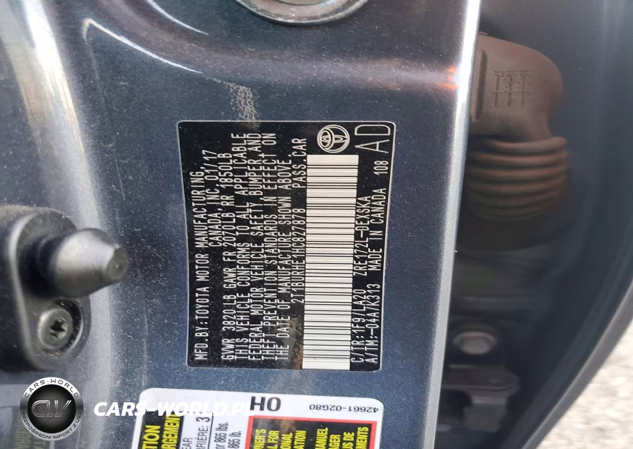 2017 Toyota Corolla Xse VIN:2T1BURHE1HC827878 - 12