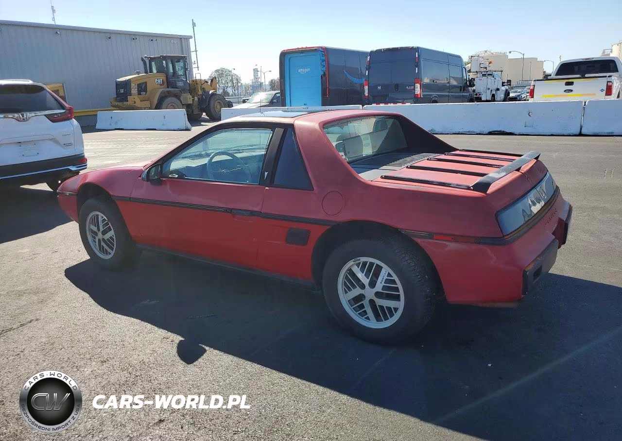 1984 Pontiac Fiero Sport VIN:1G2AM37R0EP278348 - 2