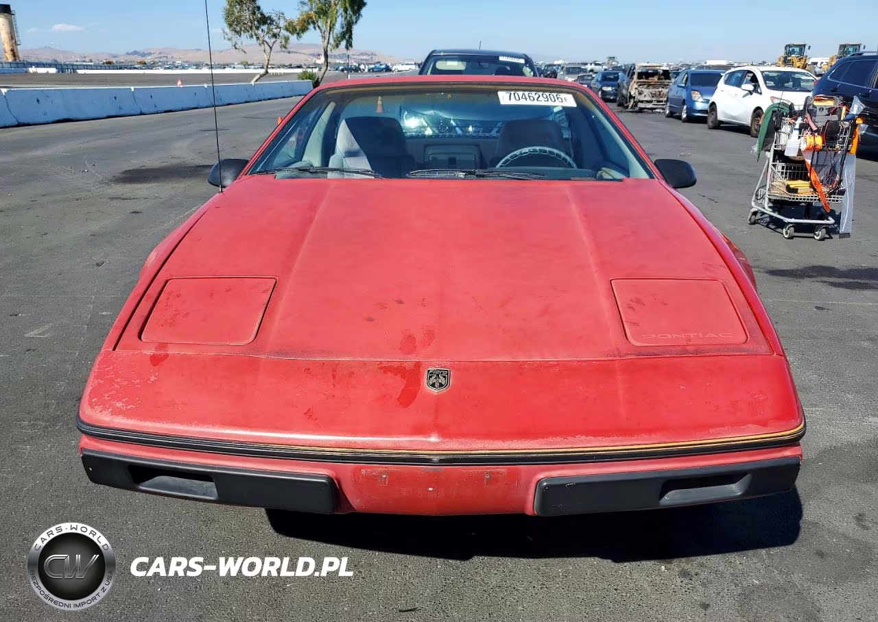1984 Pontiac Fiero Sport VIN:1G2AM37R0EP278348 - 5