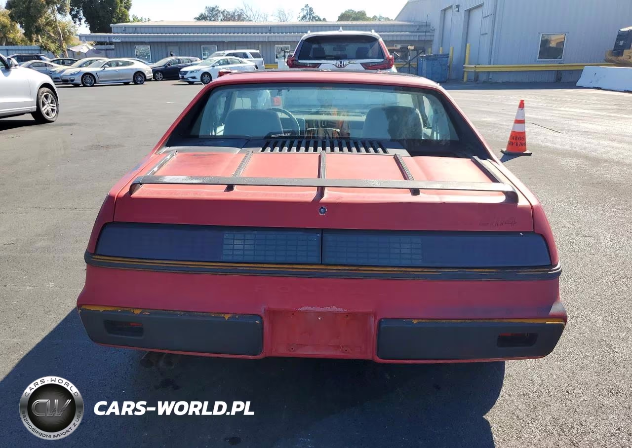 1984 Pontiac Fiero Sport VIN:1G2AM37R0EP278348 - 6