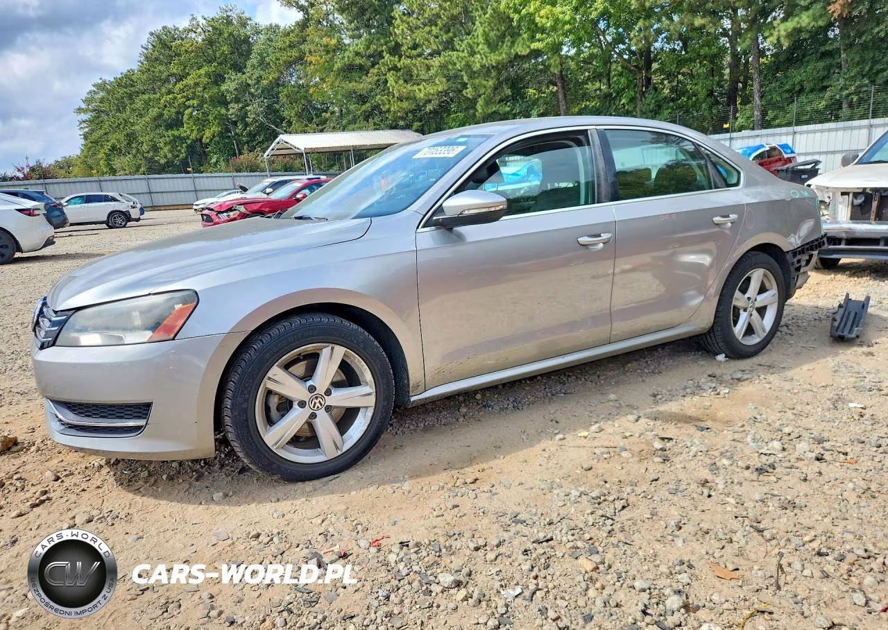 2012 Volkswagen Passat Se VIN:1VWBH7A36CC019316 - 1