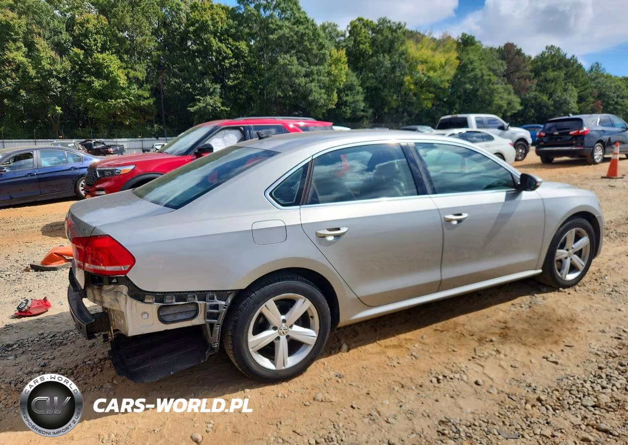 2012 Volkswagen Passat Se VIN:1VWBH7A36CC019316 - 3