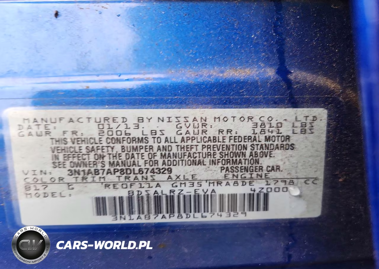2013 Nissan Sentra S VIN:3N1AB7AP8DL674329 - 12