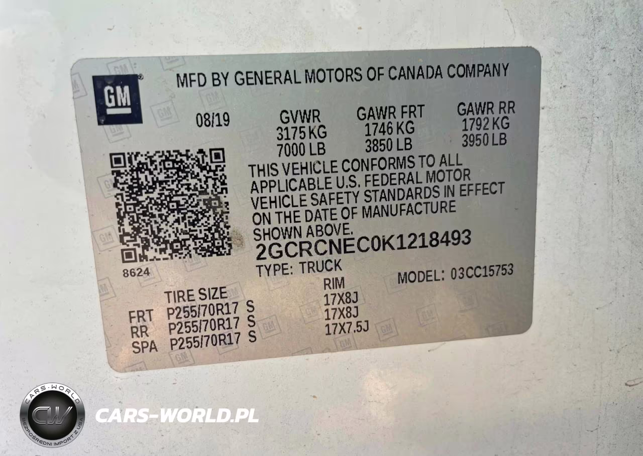 2019 Chevrolet Silverado Ld C1500 VIN:2GCRCNEC0K1218493 - 10