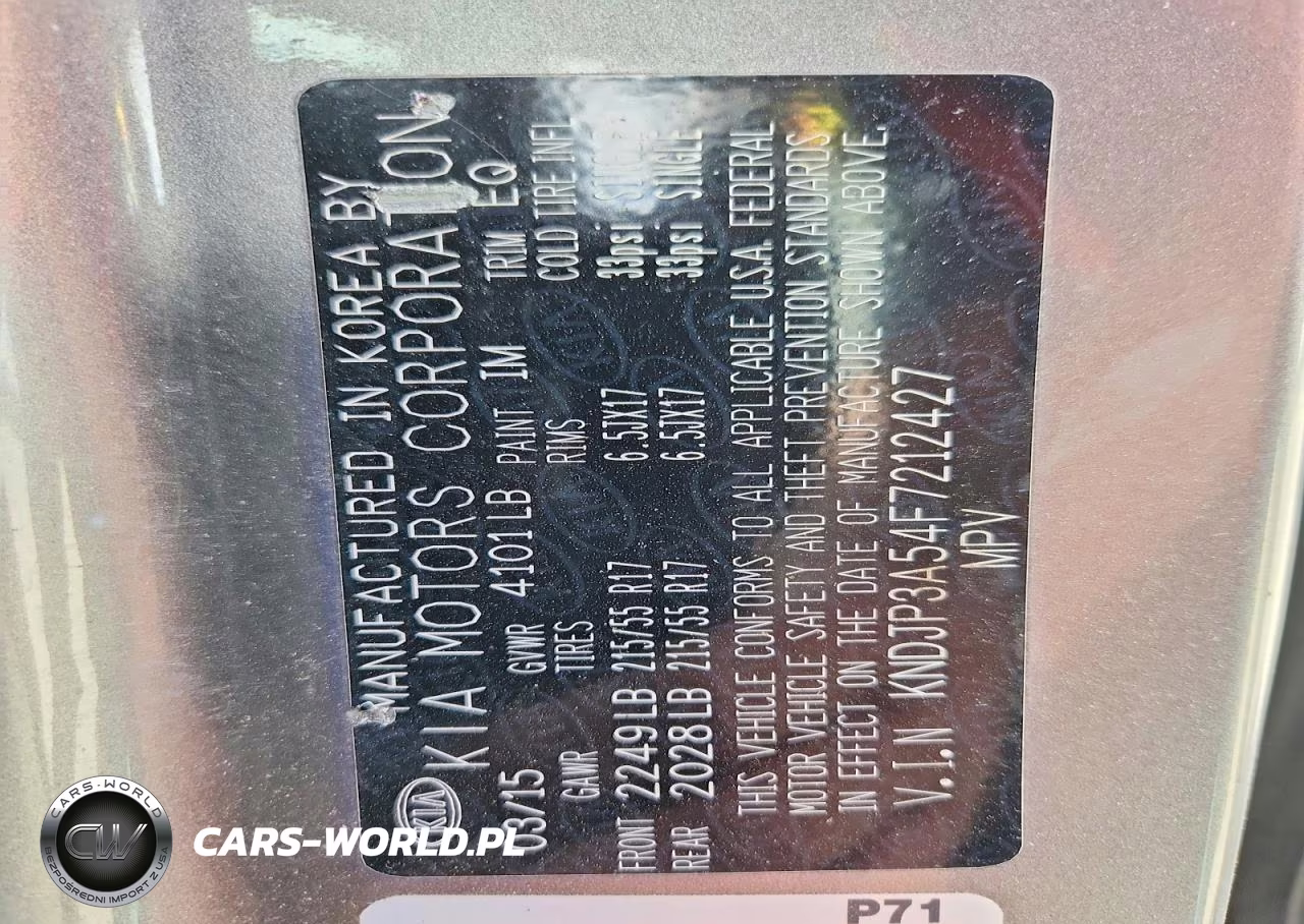 2015 Kia Soul + VIN:KNDJP3A54F7212427 - 13