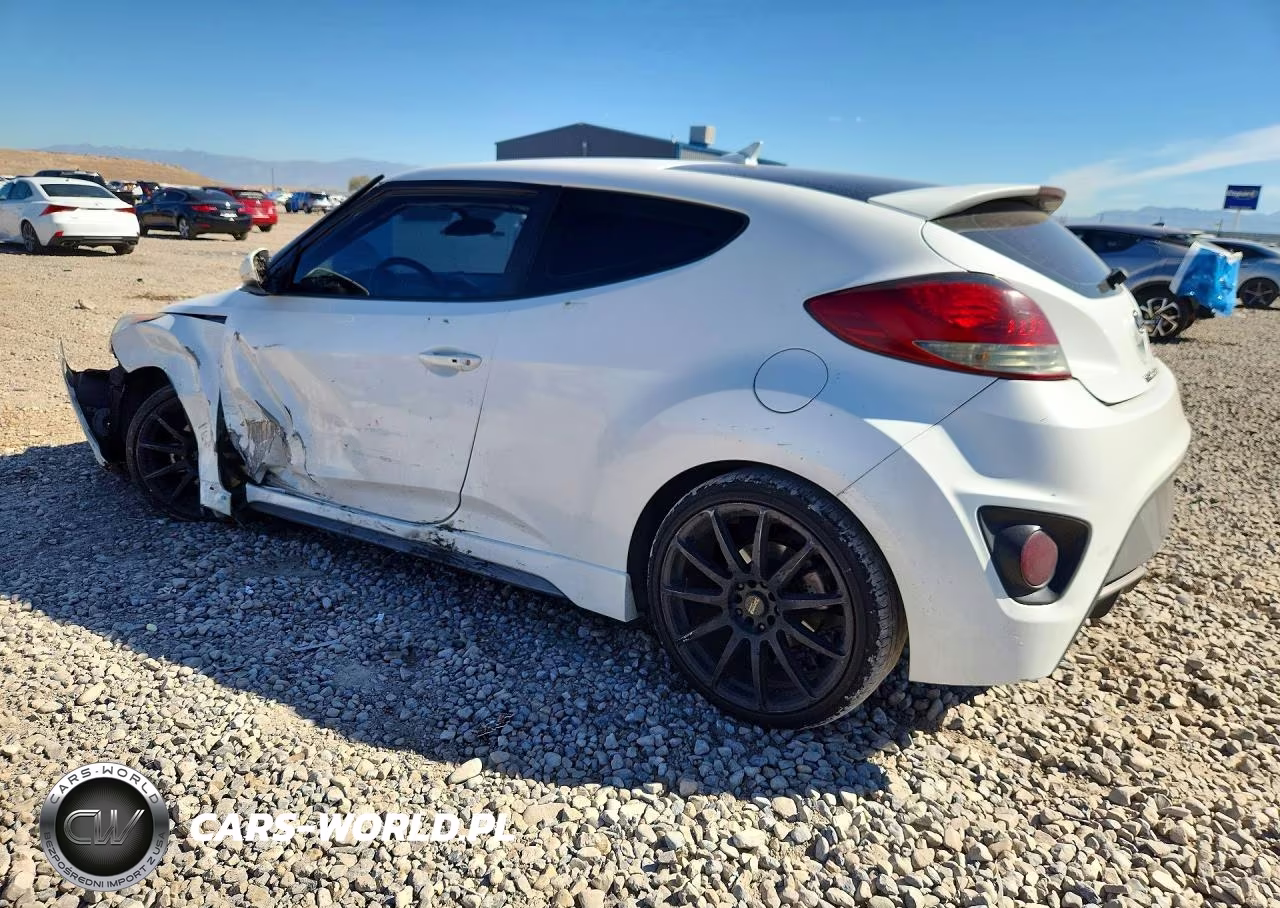 2015 Hyundai Veloster Turbo VIN:KMHTC6AE4FU221292 - 2