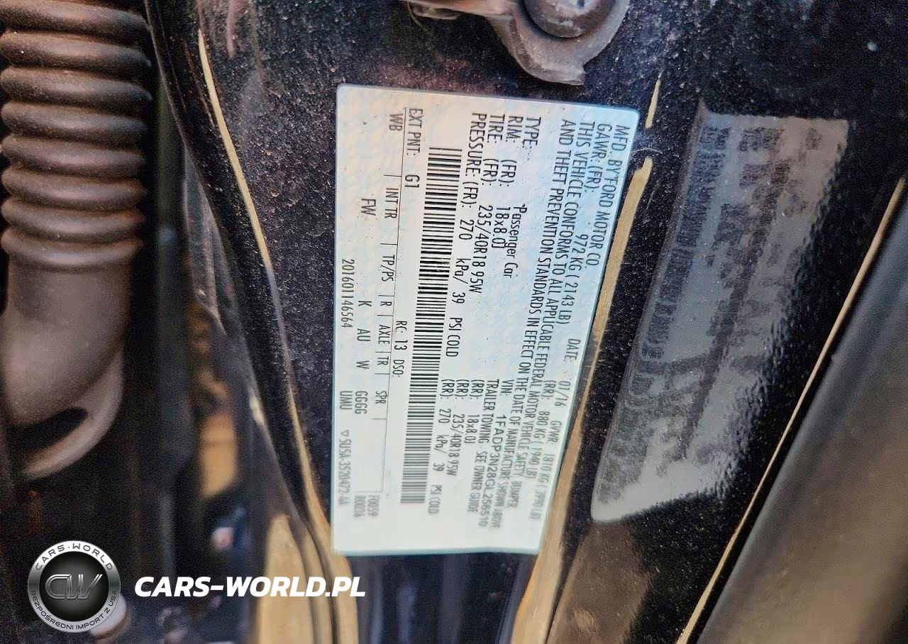 2016 Ford Focus Titanium VIN:1FADP3N28GL256510 - 12