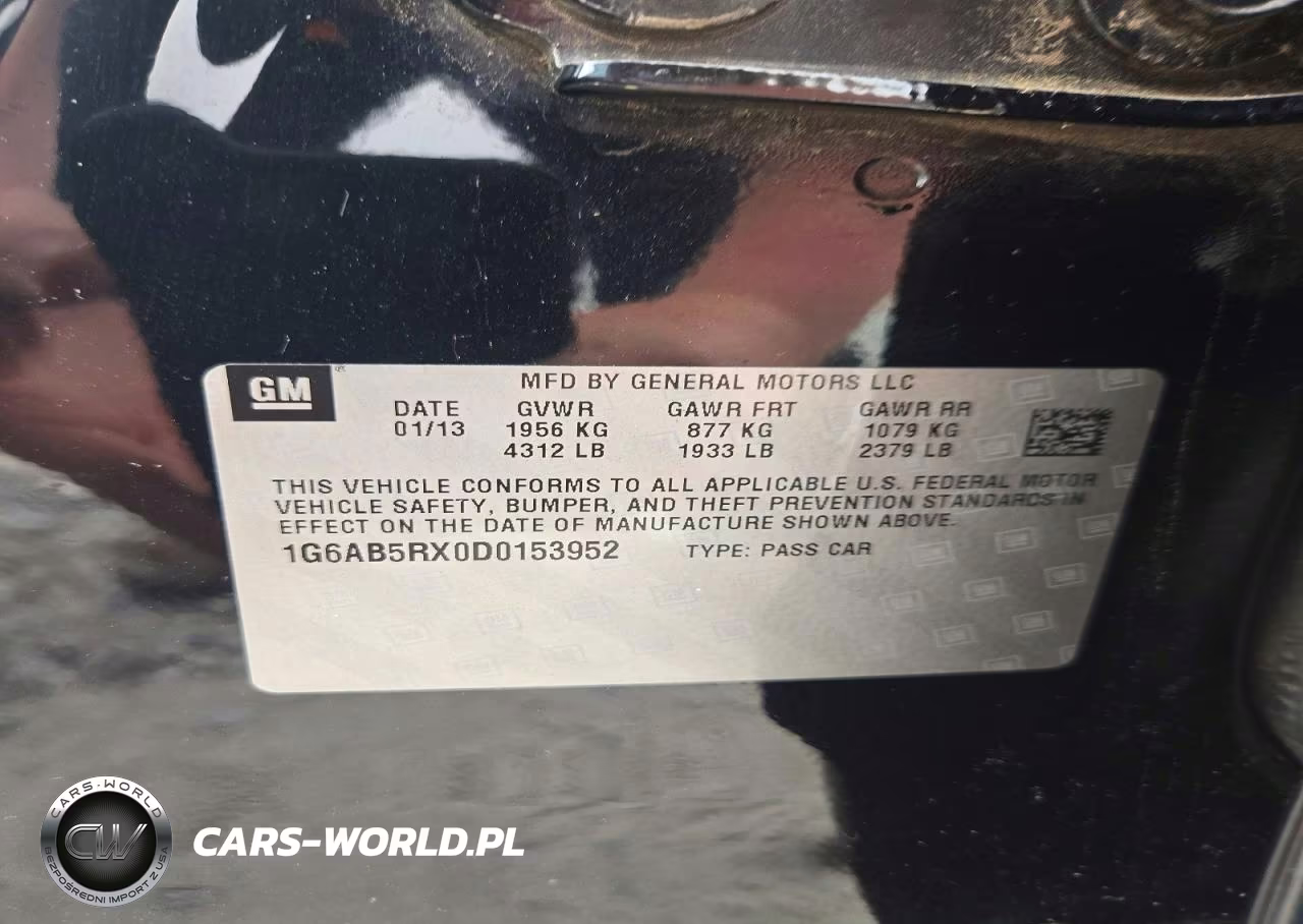 2013 Cadillac Ats Luxury VIN:1G6AB5RX0D0153952 - 12