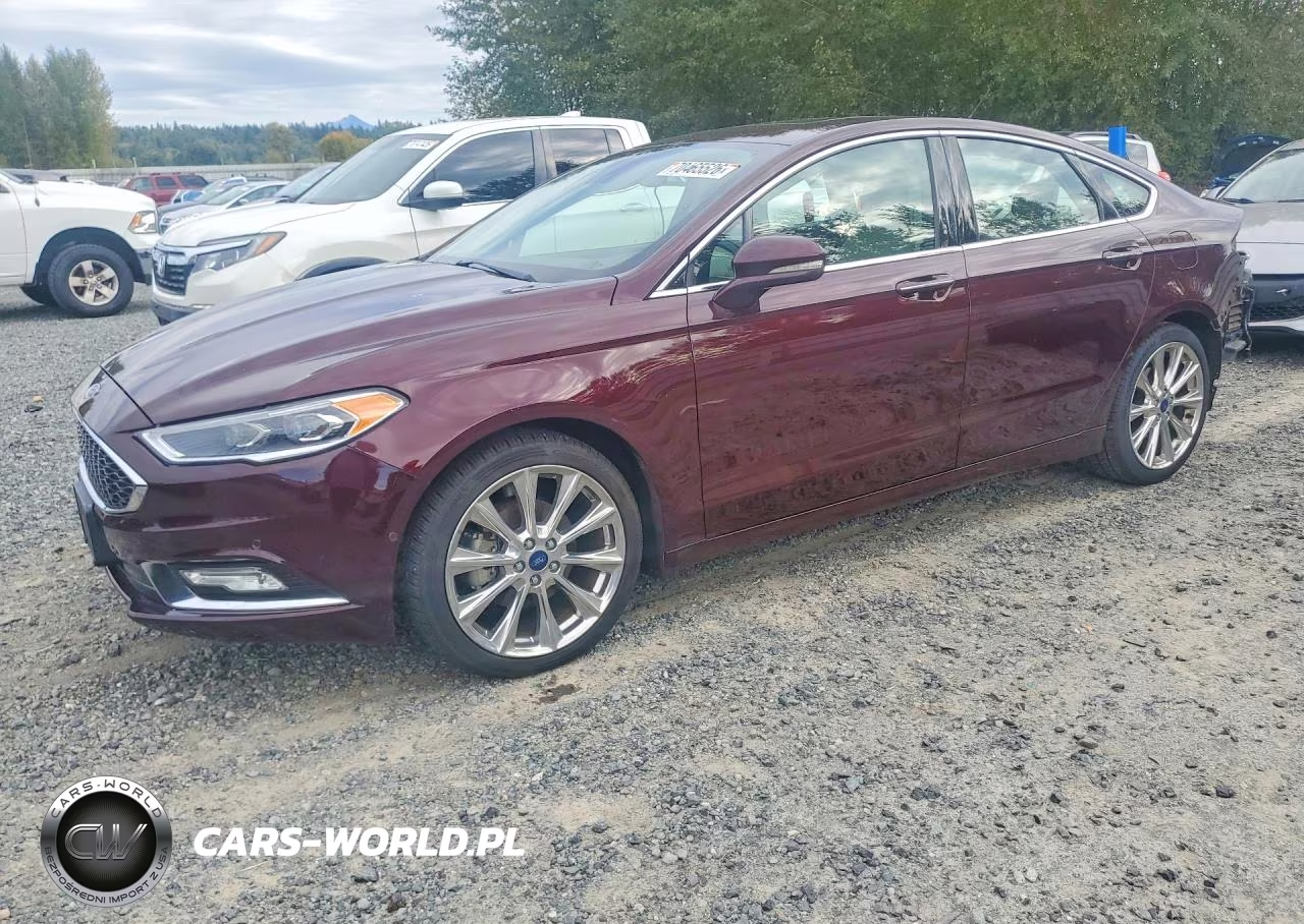 2017 Ford Fusion Titanium VIN:3FA6P0K96HR330227 - 1