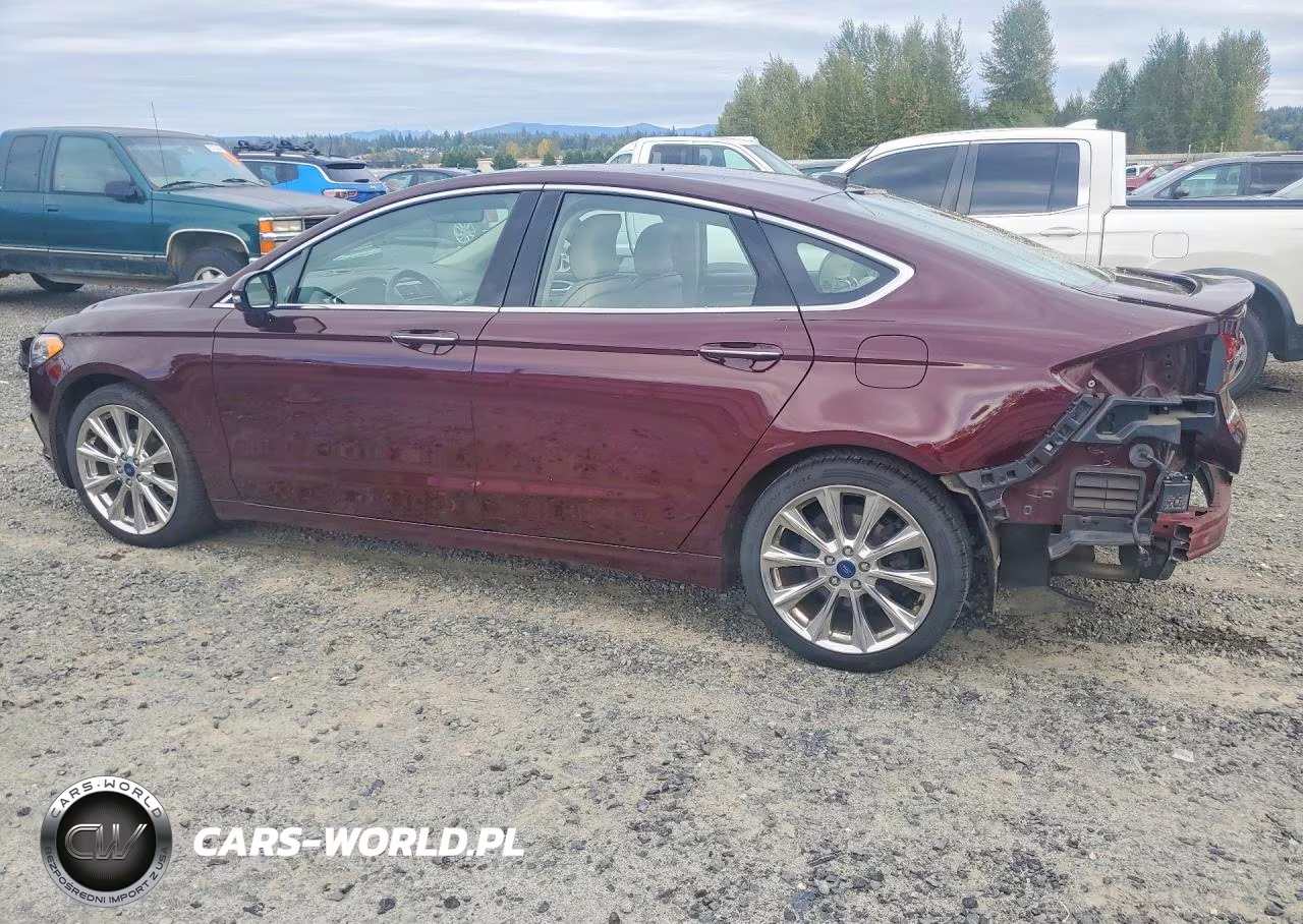 2017 Ford Fusion Titanium VIN:3FA6P0K96HR330227 - 2