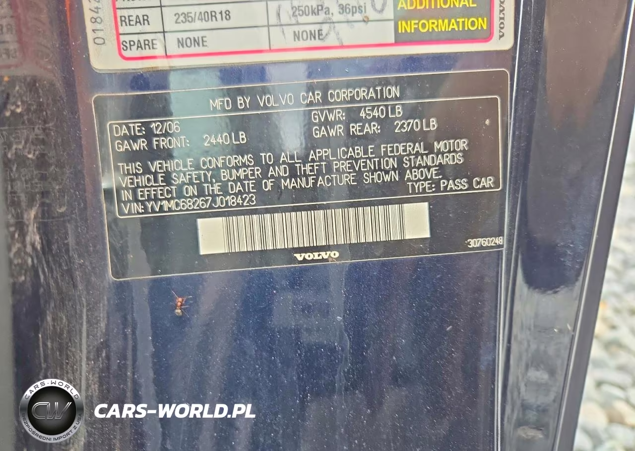 2007 Volvo C70 T5 VIN:YV1MC68267J018423 - 12