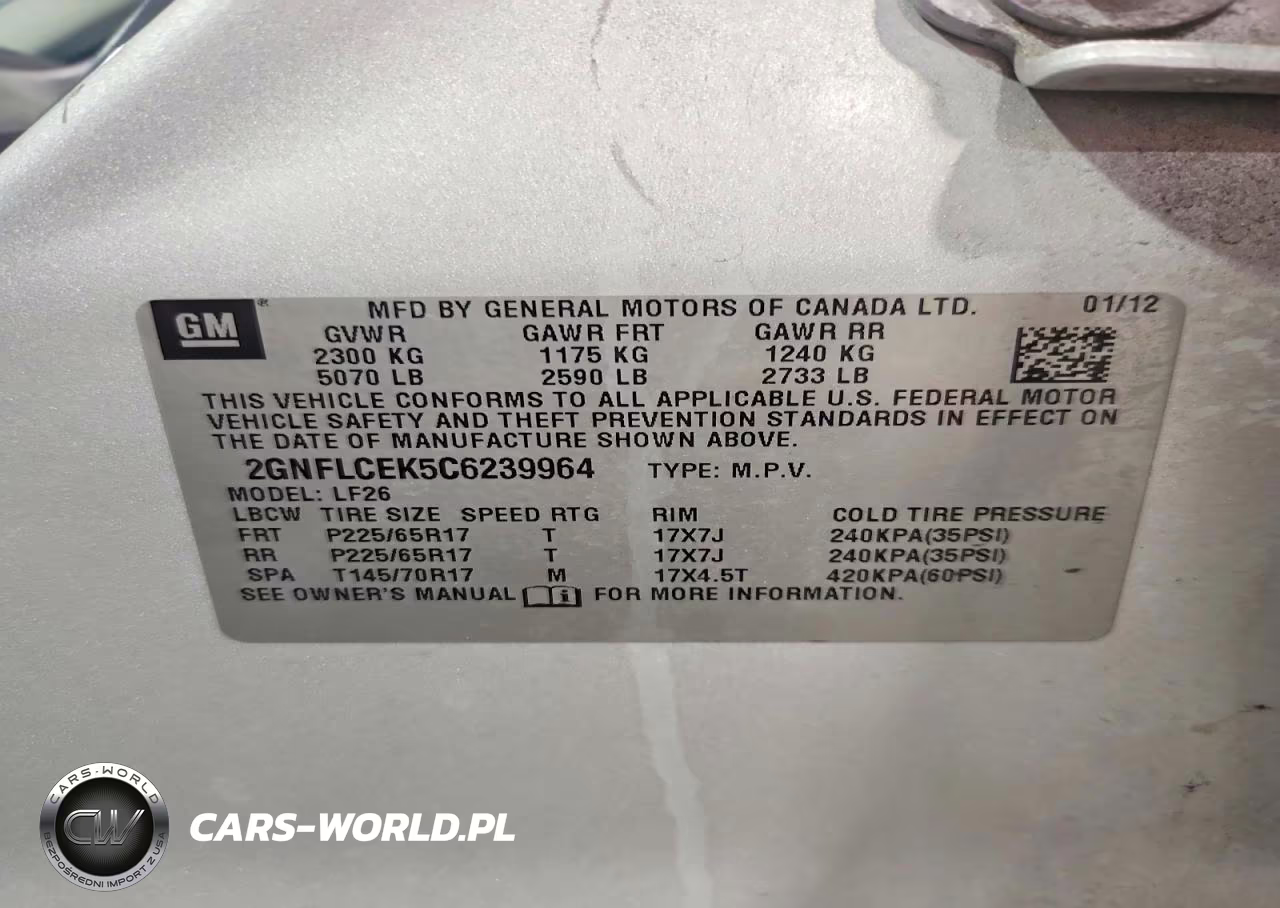 2012 Chevrolet Equinox Ls VIN:2GNFLCEK5C6239964 - 13
