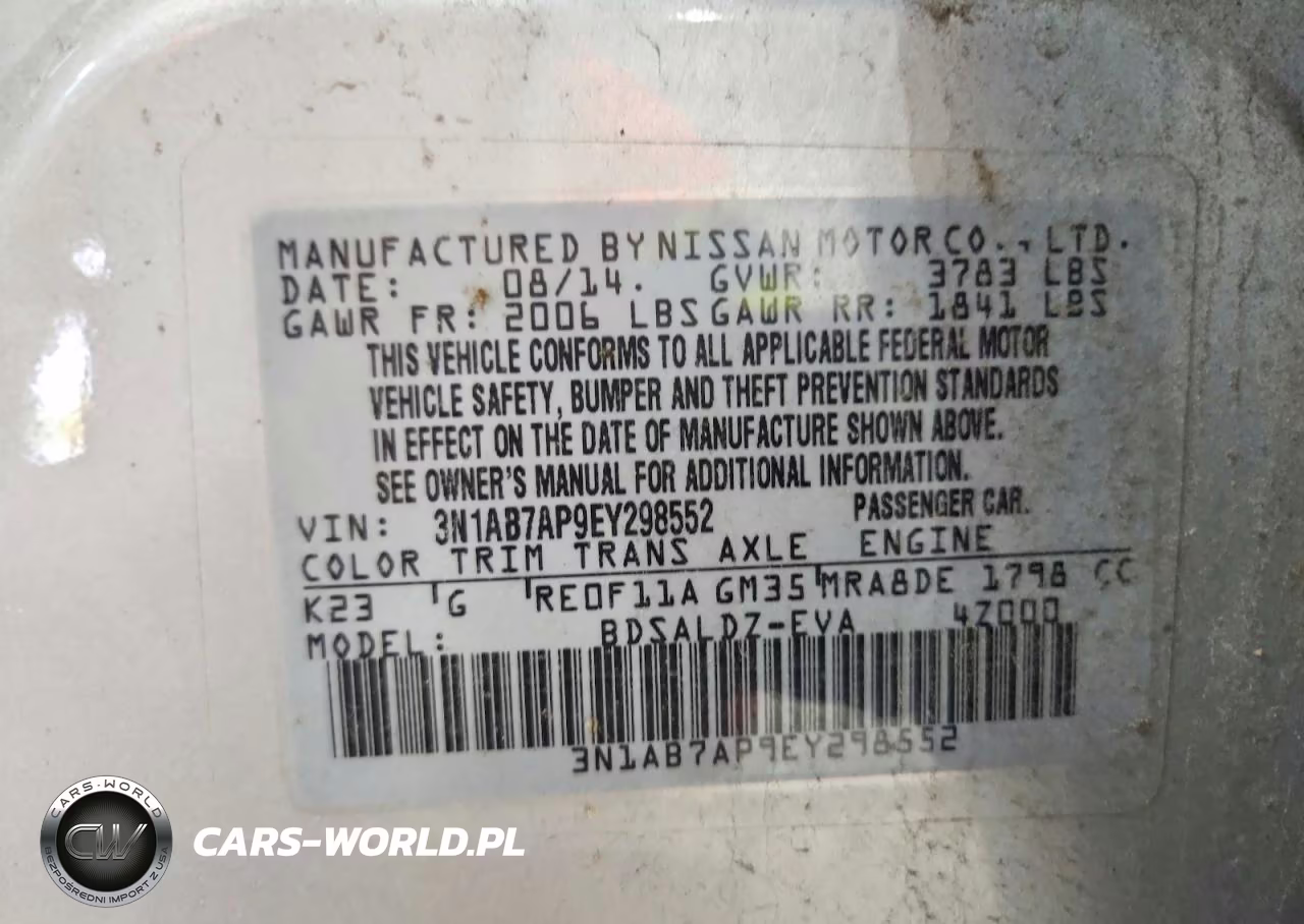 2014 Nissan Sentra Sv VIN:3N1AB7AP9EY298552 - 12