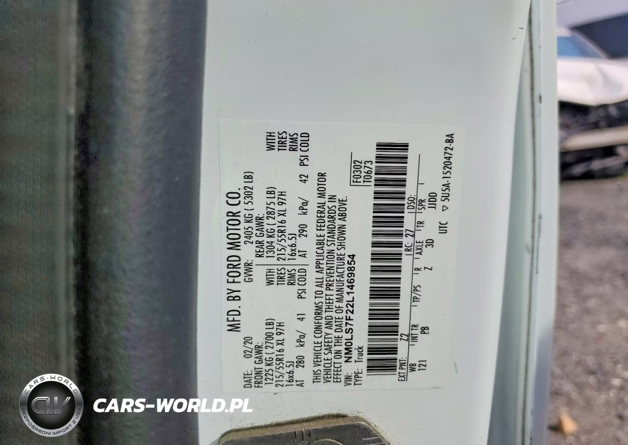 2020 Ford Transit Connect Xlt Delivery Van VIN:NM0LS7F22L1469854 - 13