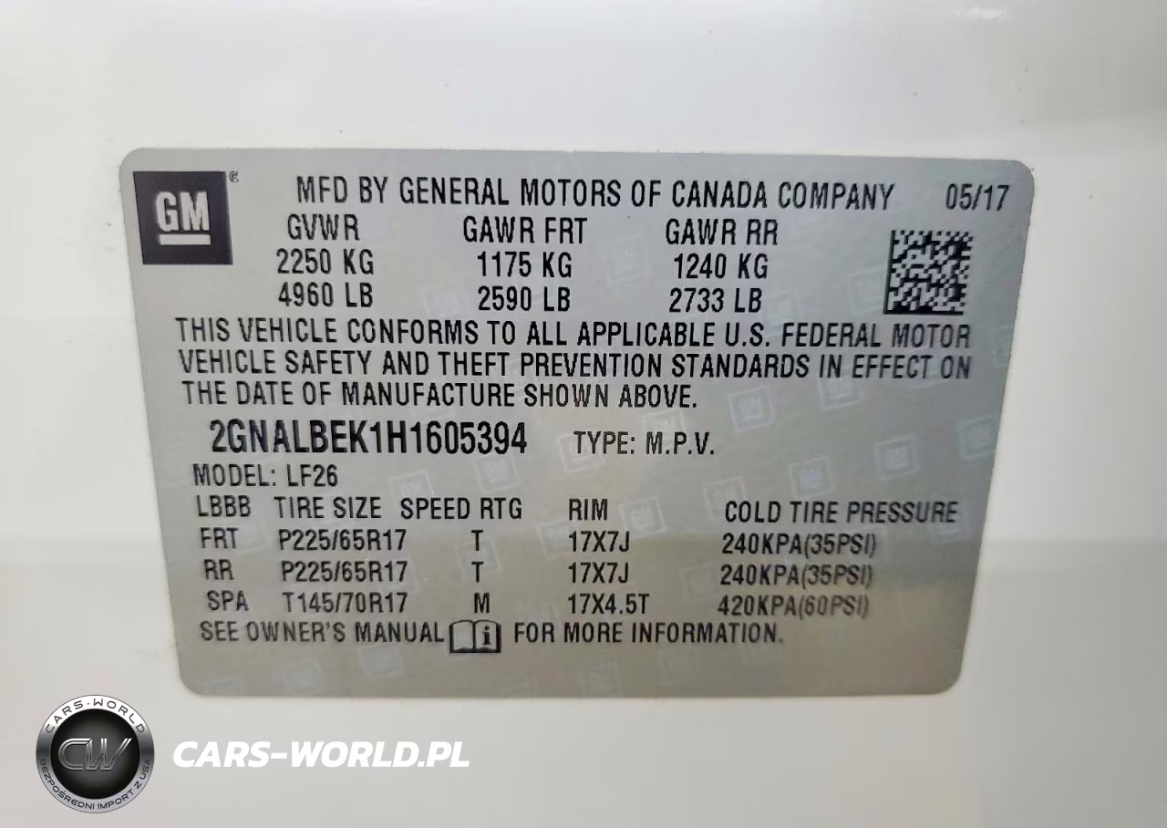 2017 Chevrolet Equinox Ls VIN:2GNALBEK1H1605394 - 13