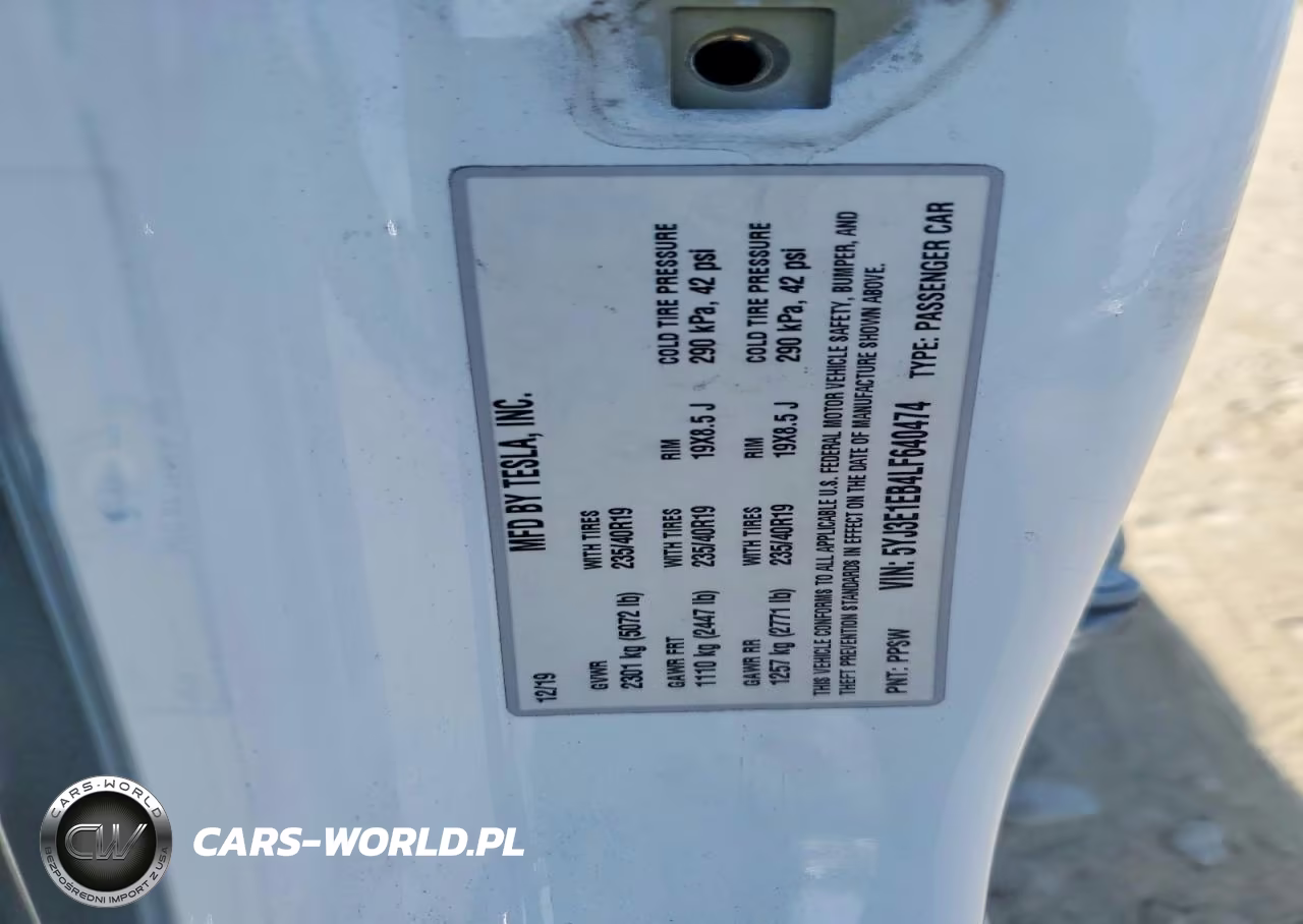 2020 Tesla Model 3 VIN:5YJ3E1EB4LF640474 - 12