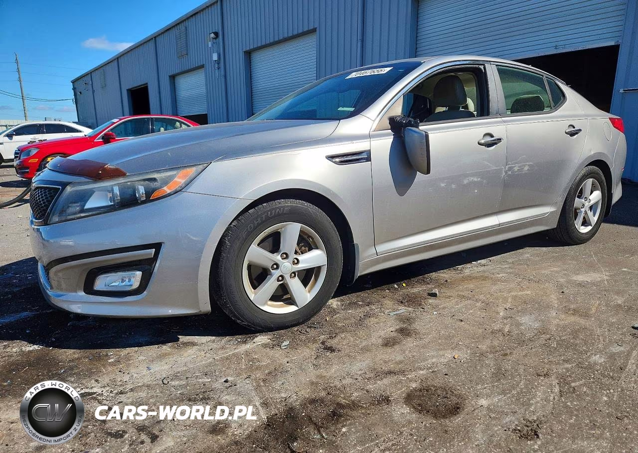 2014 Kia Optima Lx VIN:5XXGM4A77EG322842 - 1