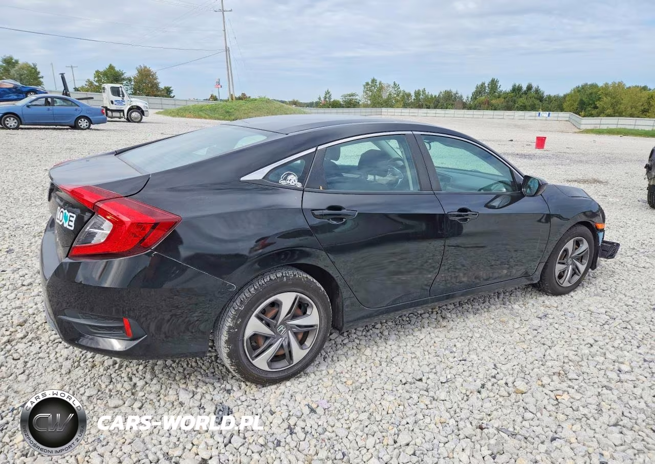 2020 Honda Civic Lx VIN:2HGFC2F62LH533123 - 3