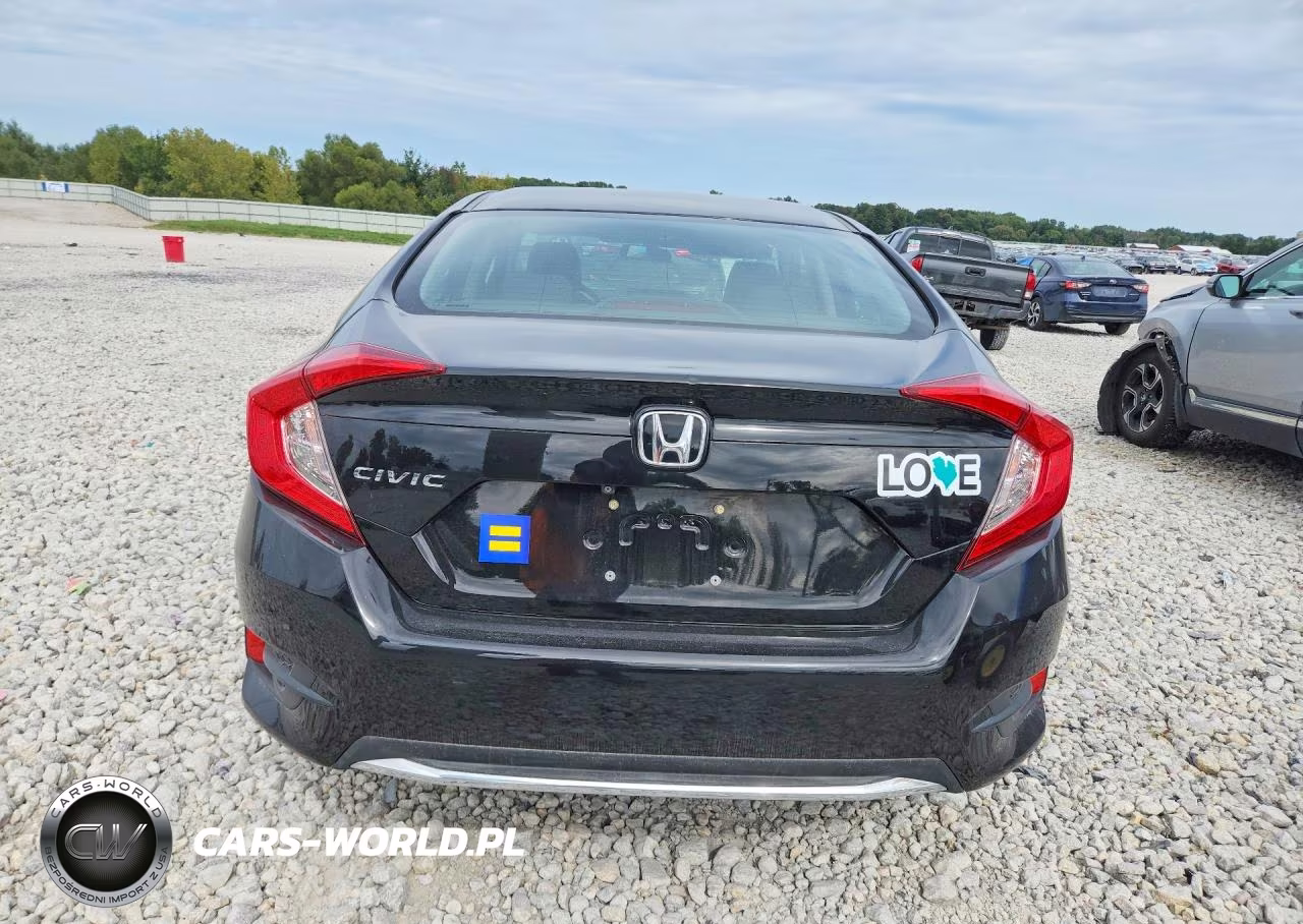 2020 Honda Civic Lx VIN:2HGFC2F62LH533123 - 6