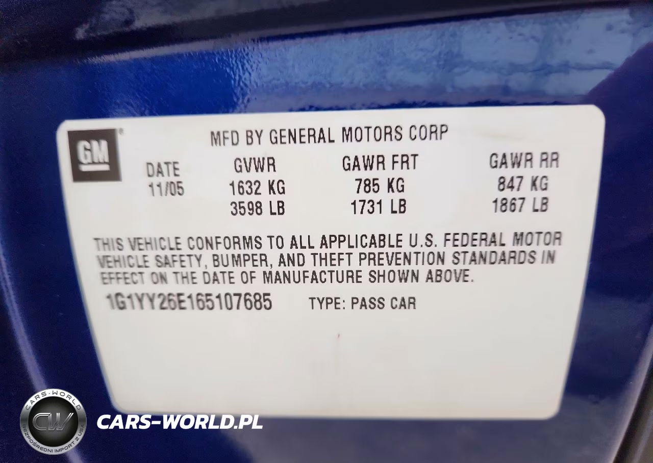 2006 Chevrolet Corvette Z06 VIN:1G1YY26E165107685 - 12