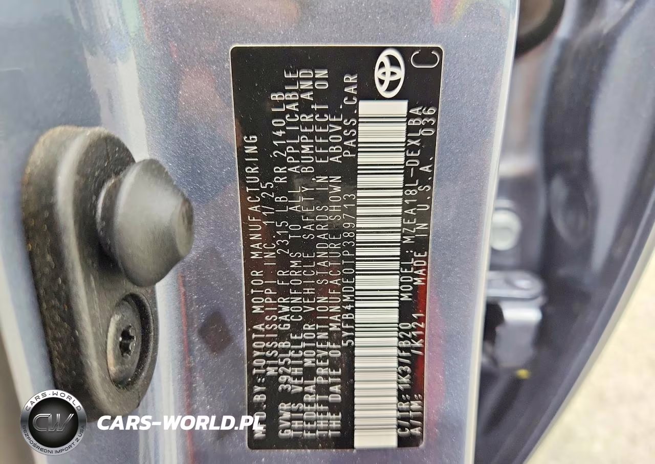 2026 Toyota Corolla Le VIN:5YFB4MDE0TP389713 - 13