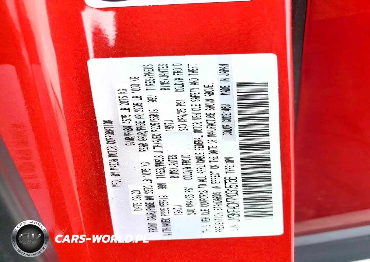 2021 Mazda Cx-5 Grand Touring VIN:JM3KFADM7M0315756 - 12