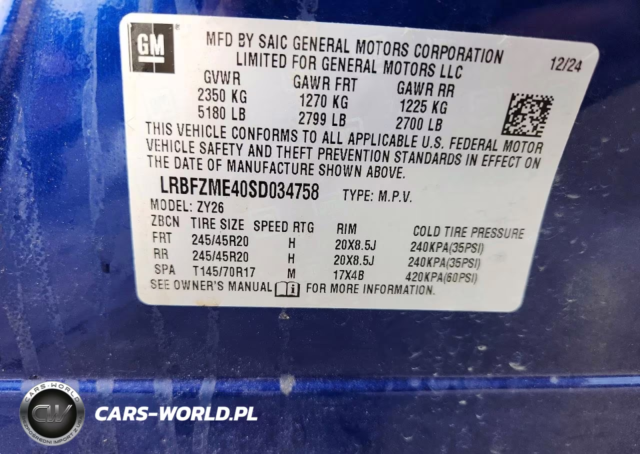 2025 Buick Envision Avenir VIN:LRBFZME40SD034758 - 14