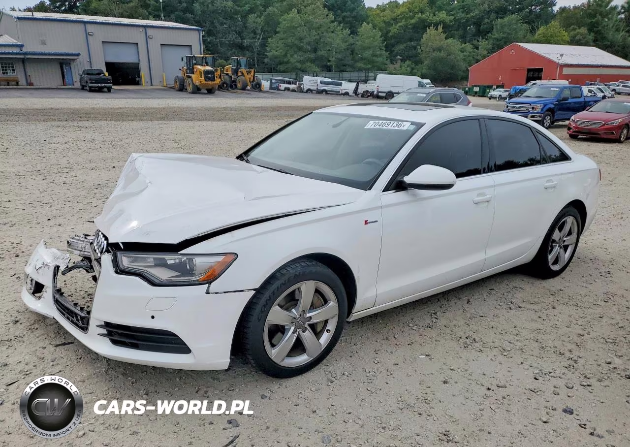 2012 Audi A6 VIN:WAUBGAFC9CN004760 - 1
