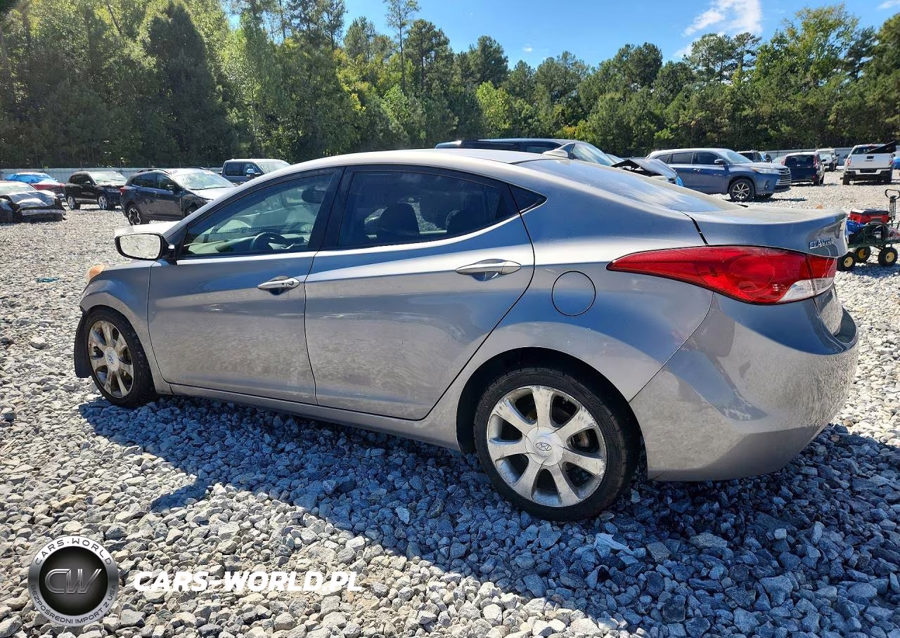 2011 Hyundai Elantra Limited VIN:KMHDH4AE3BU125948 - 2
