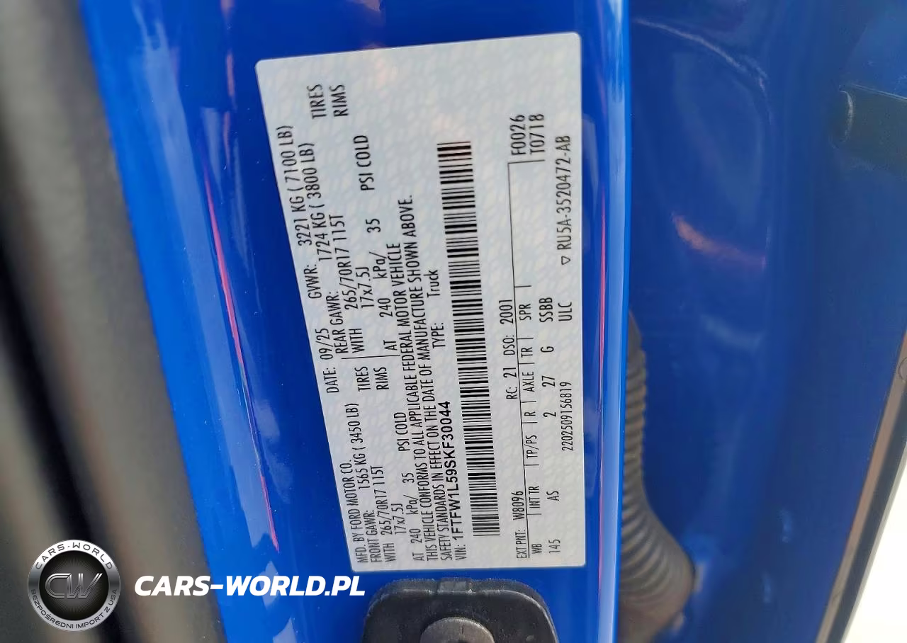 2025 Ford F150 Xl VIN:1FTFW1L59SKF30044 - 12