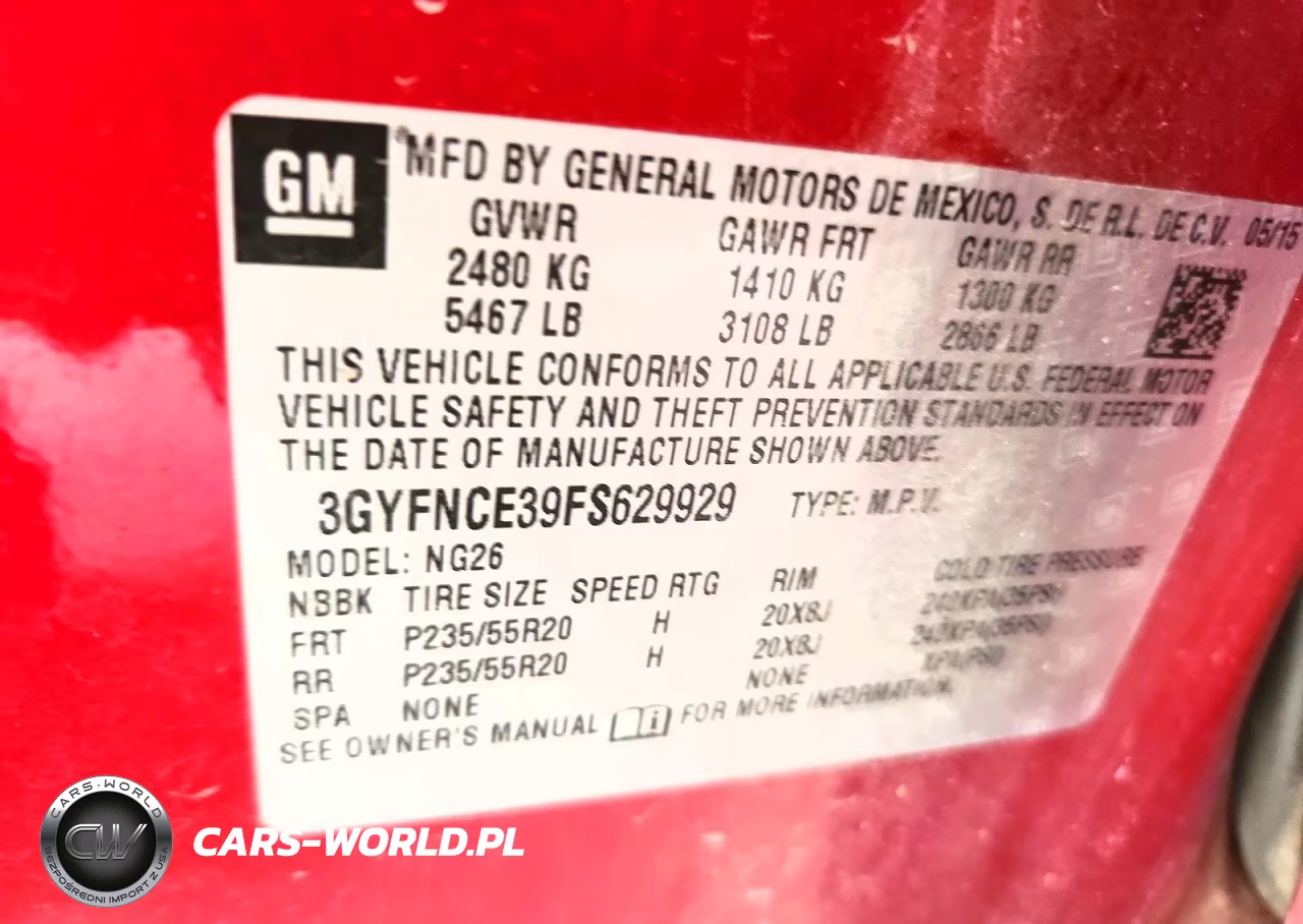 2015 Cadillac Srx Performance Collection VIN:3GYFNCE39FS629929 - 13